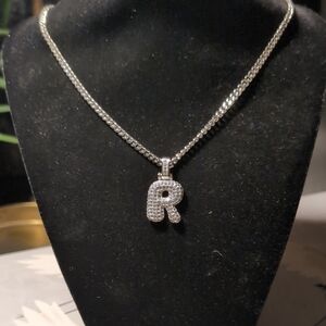 Initial R Necklace